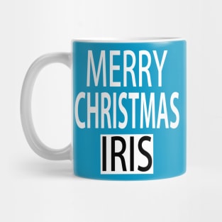 Merry Christmas Iris Mug